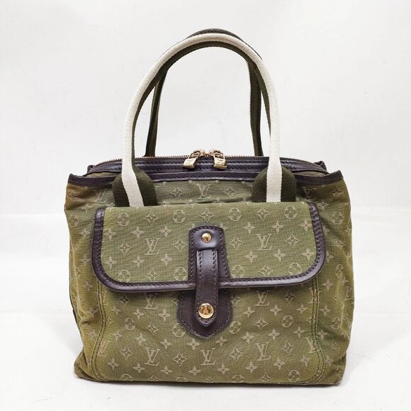 Louis Vuitton LV Hand Bag M92507 Sacmary kate Green Monogram Mini Lin 2882718 - Picture 1 of 9